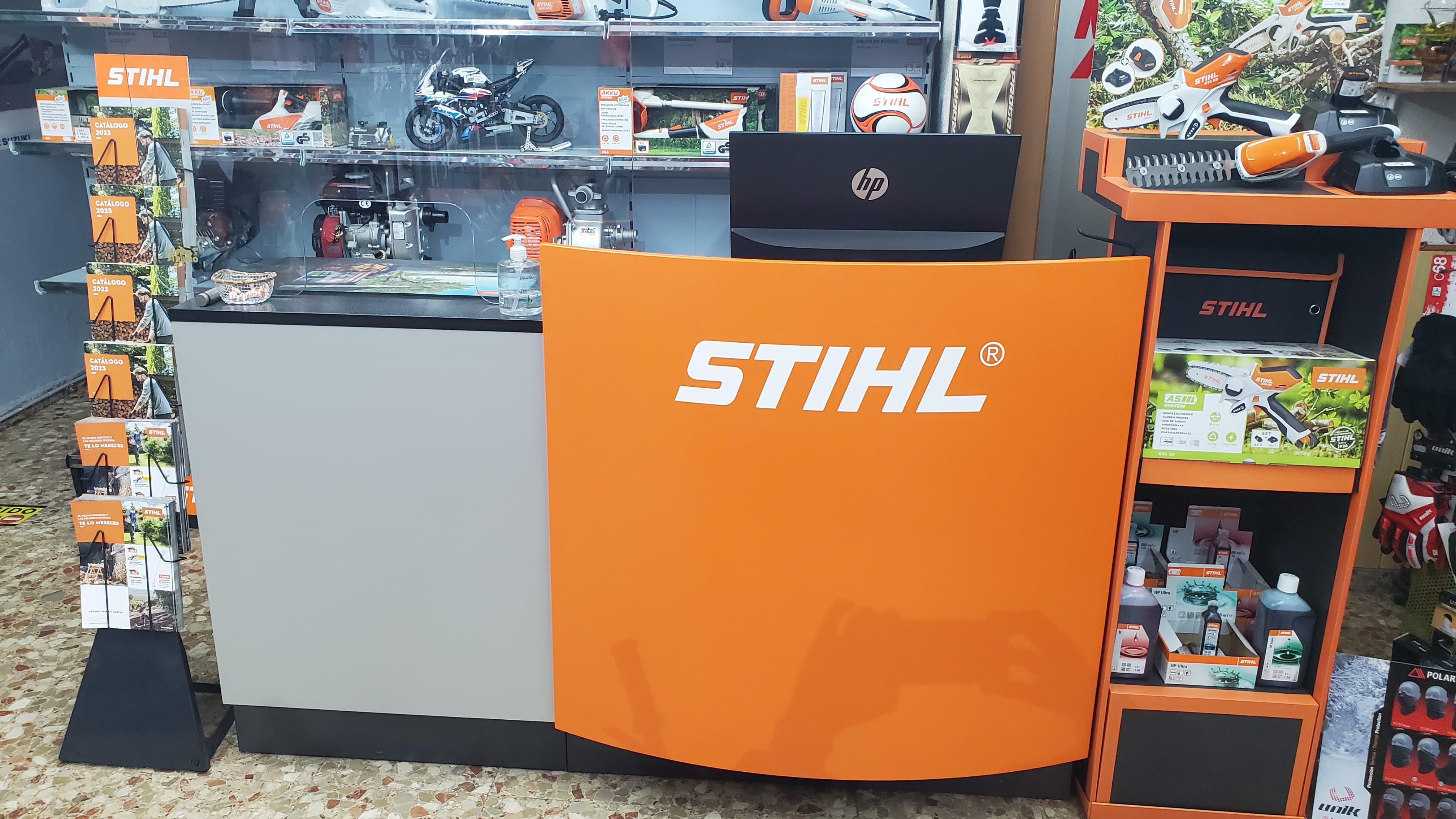 Mostrador de atención STIHL