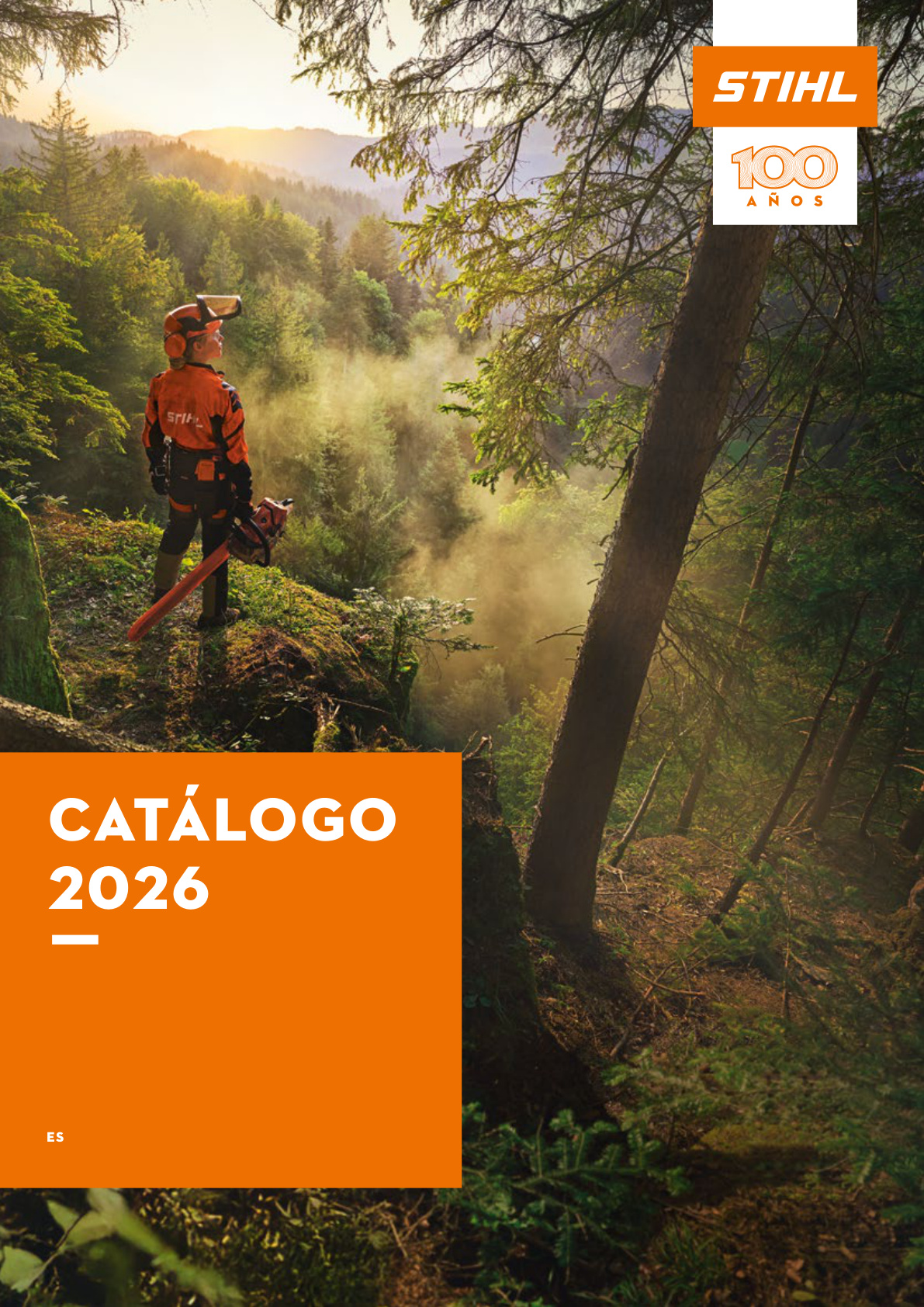 Portada del Catálogo Oficial STIHL 2026